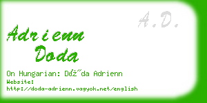 adrienn doda business card